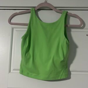 lululemon ribbed tank in scream green size 4